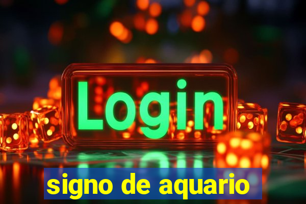 signo de aquario